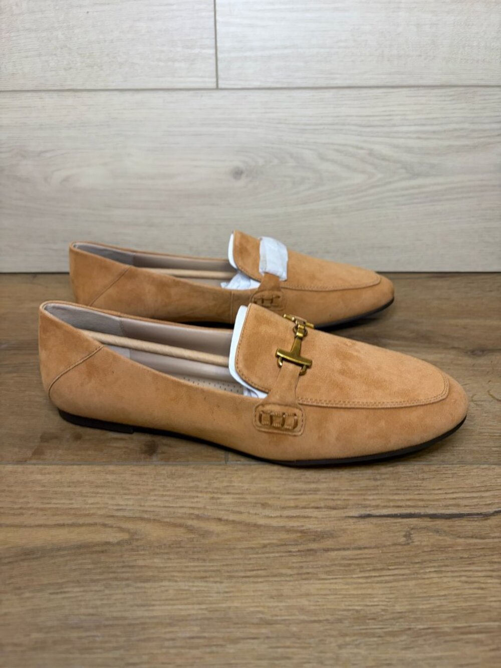 Giani Bernini Women's Beckhamm Suede Tailored Loafers Brown Size 10M